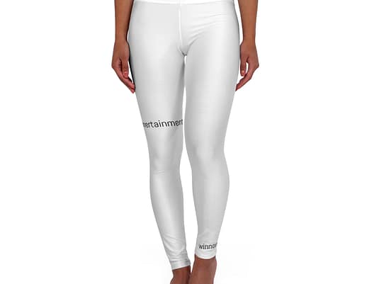 Winner Gang white leggings