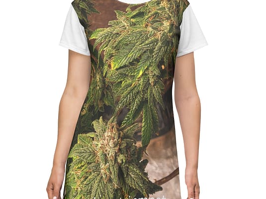 weed T-Shirt Dress,