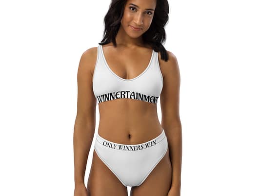 Recycled high-waisted bikini