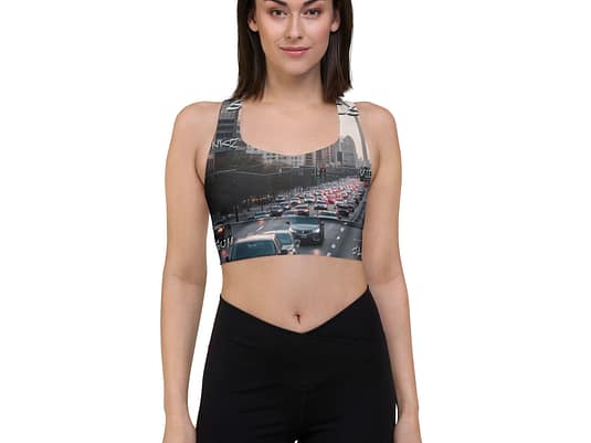 Recycled Longline Sports Bra