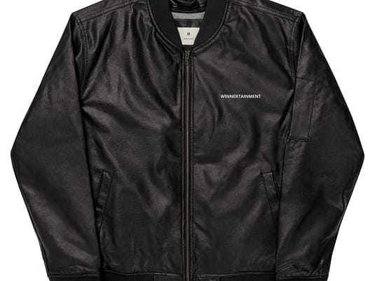 Leather Bomber Jacket